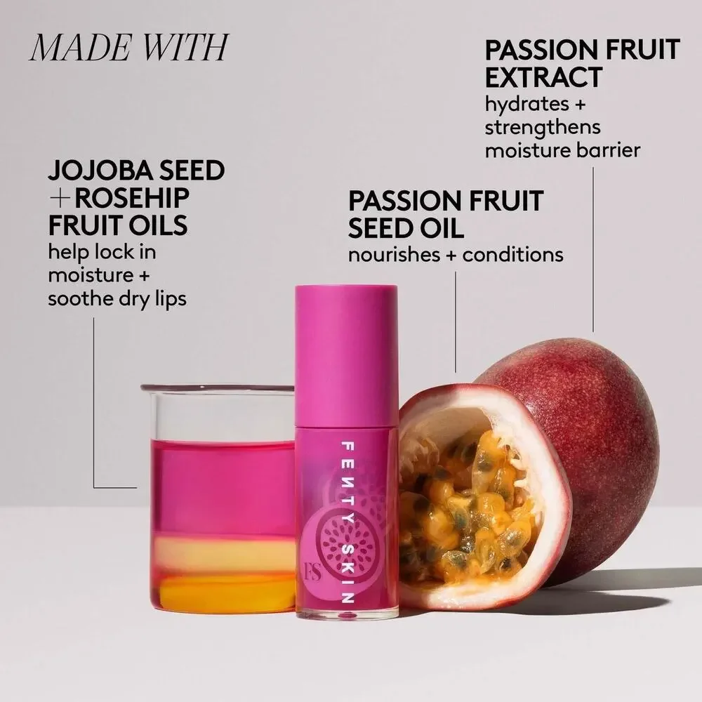Fenty Treatz Hydrating + Strengthening Lip Oil - Passion Fruit